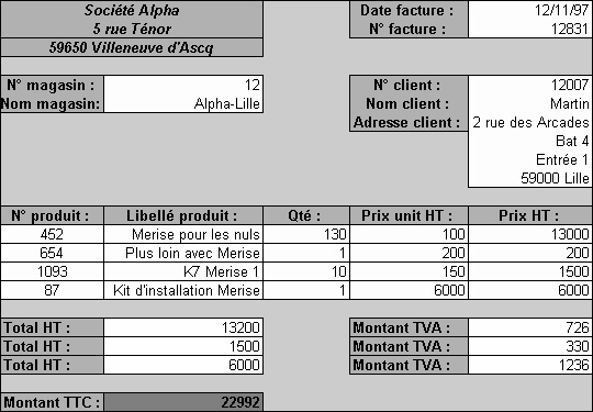 facture